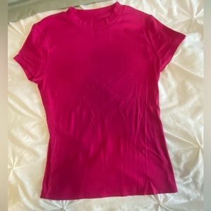 A New Day Women’s Short Sleeved Slim Fit Ribbed T-Shirt